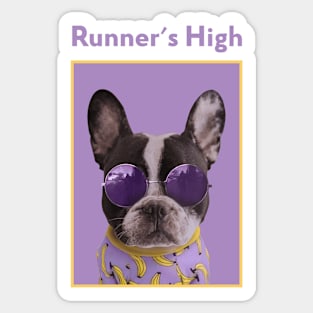 Runner's High Doge Sticker